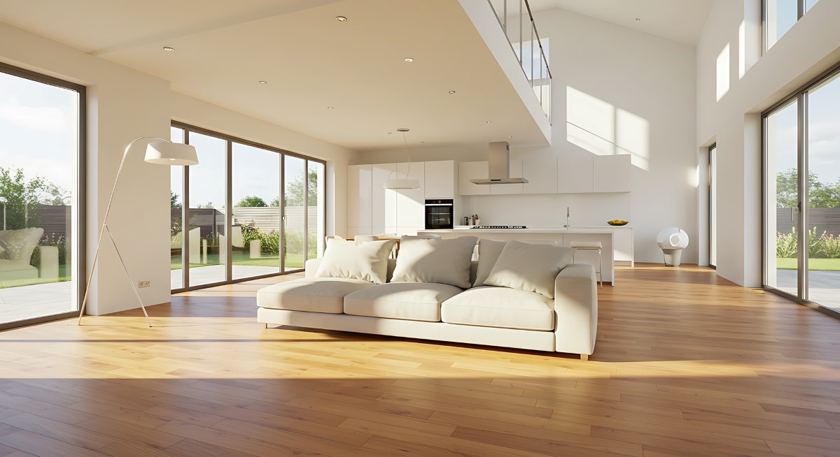 modern home with open plan living